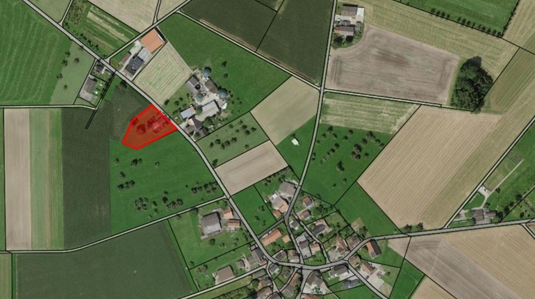 Satelittenbild des Grundstückes der Tollwut Quarantäne Station